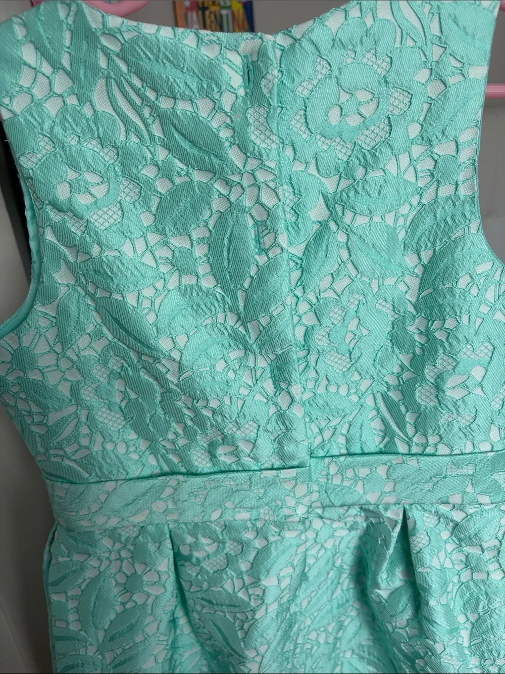 Gymboree Mint Green Lace Dress with Bow